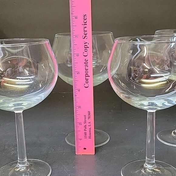 4-Piece Living Quarters Clear Balloon Wine Glass Set Charleston - Picture 5 of 5